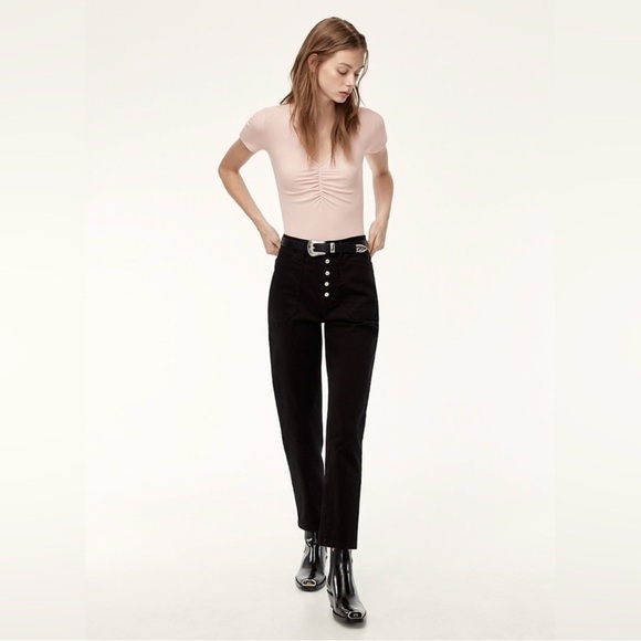 Wilfred Pants - Wilfred Black Straight Leg Pants